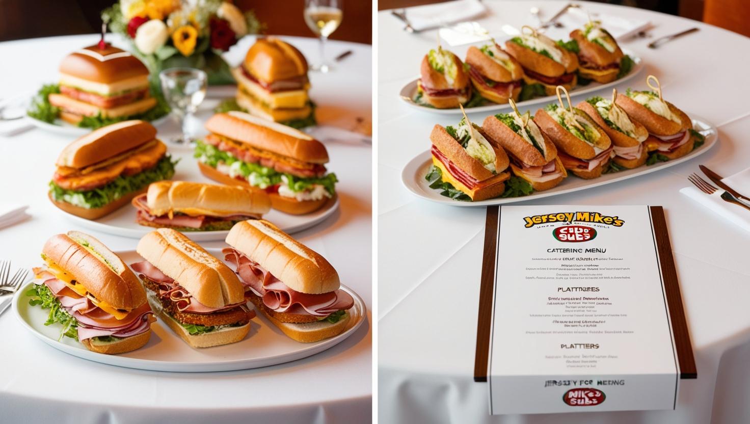 Jersey Mike’s Subs Catering Menu for Events