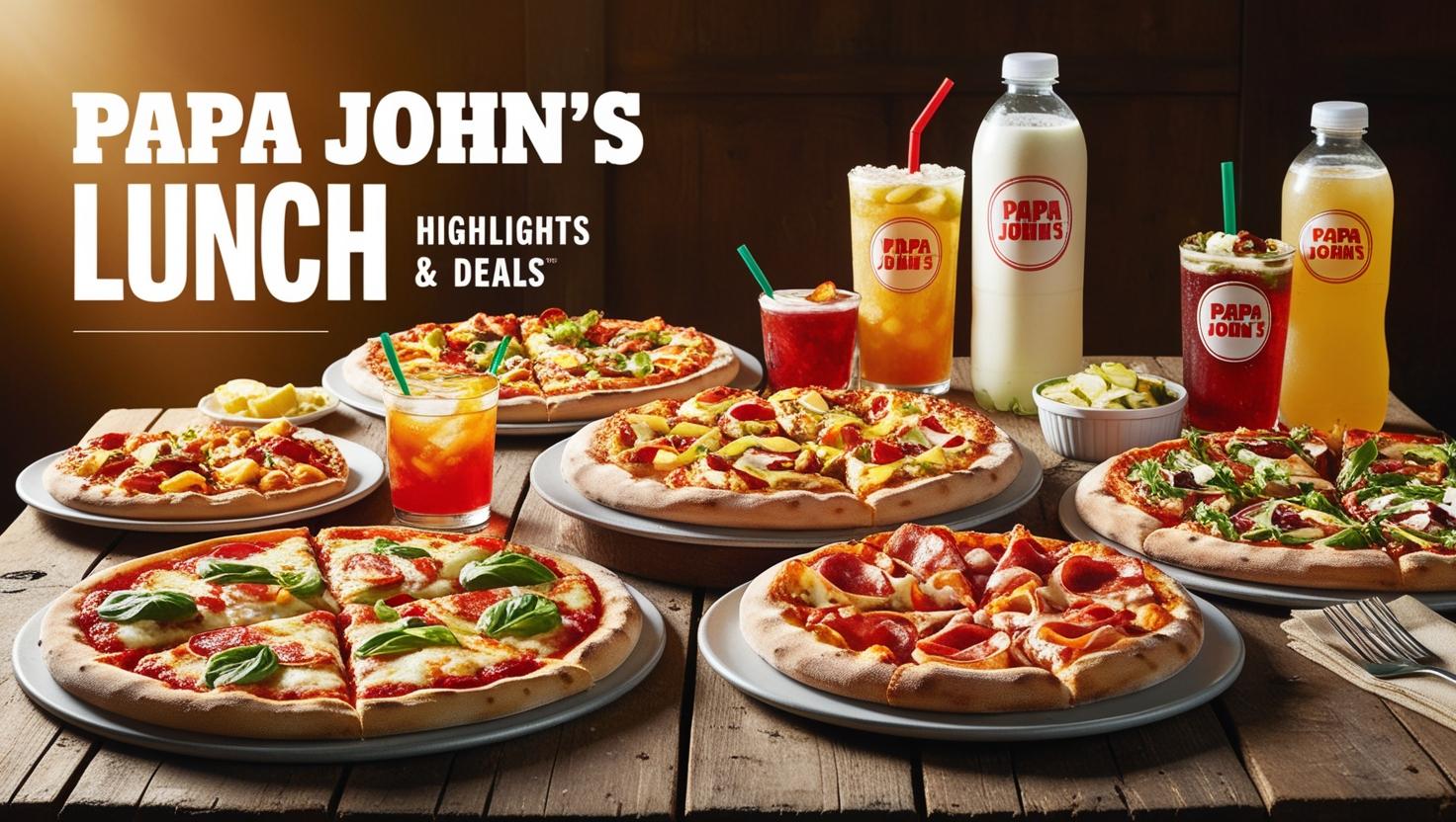 Papa John’s Lunch Menu Highlights & Deals