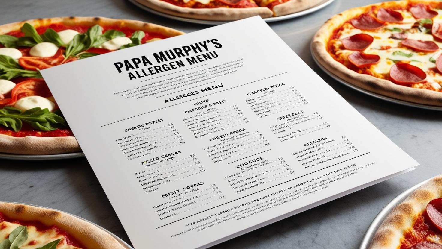 Papa Murphy’s Allergen Menu