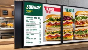 Subway Deli Heroes Menu With Prices 2025