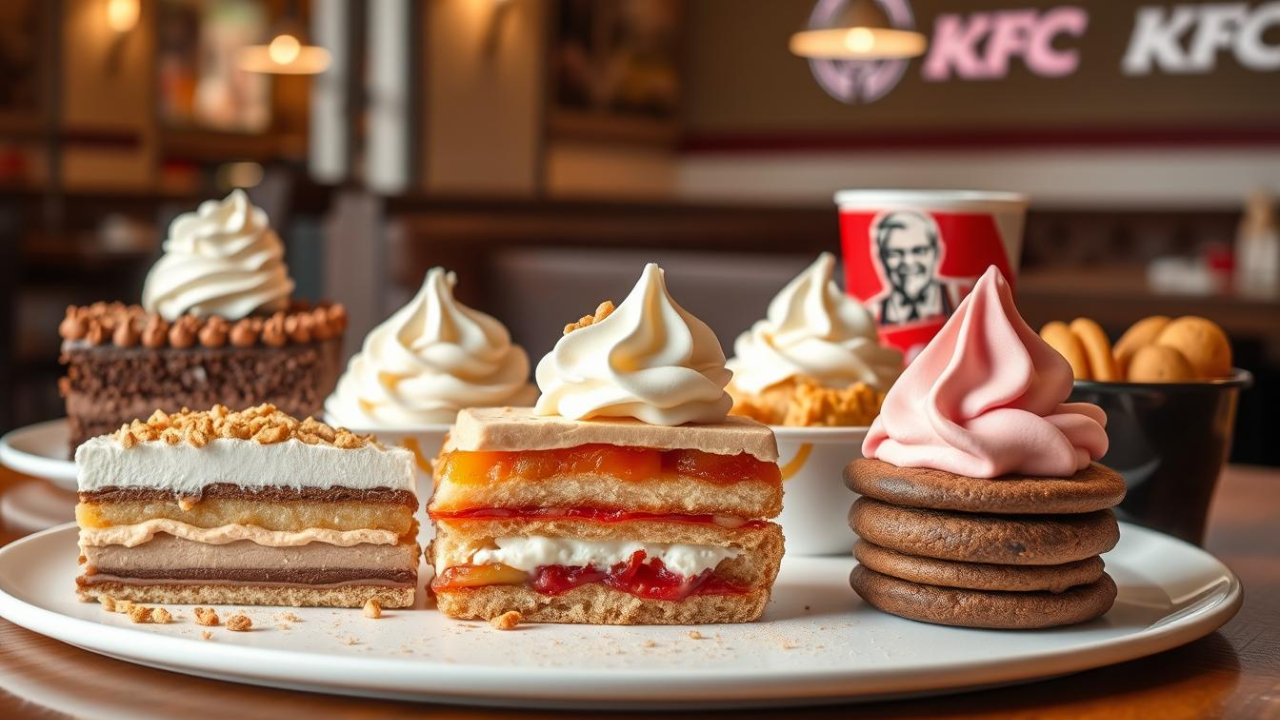 KFC Dessert Menu