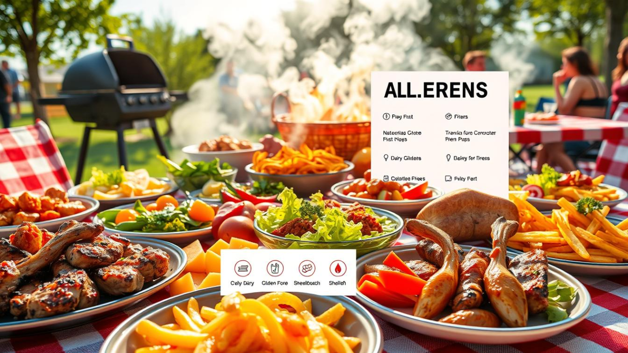 Cookout Allergen Menu