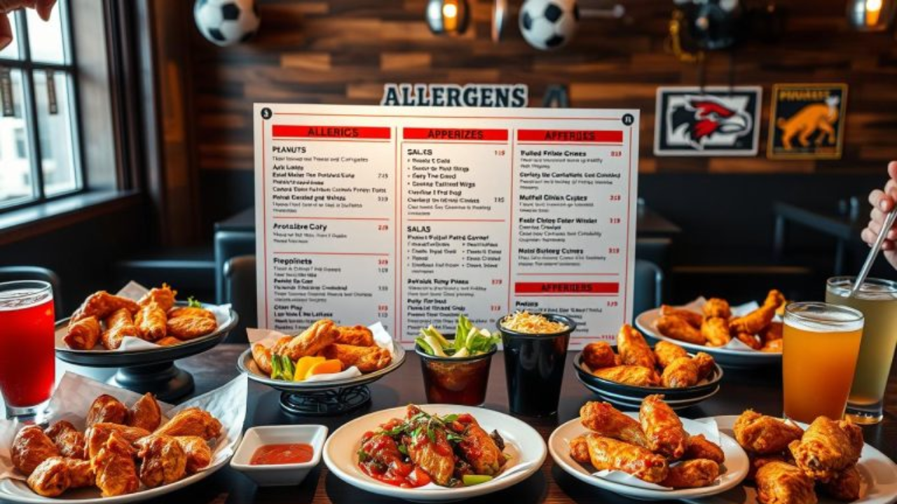 Buffalo Wild Wings Allergen Menu