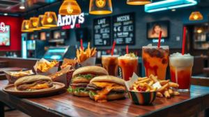 Arby’s Burger Menu With Prices