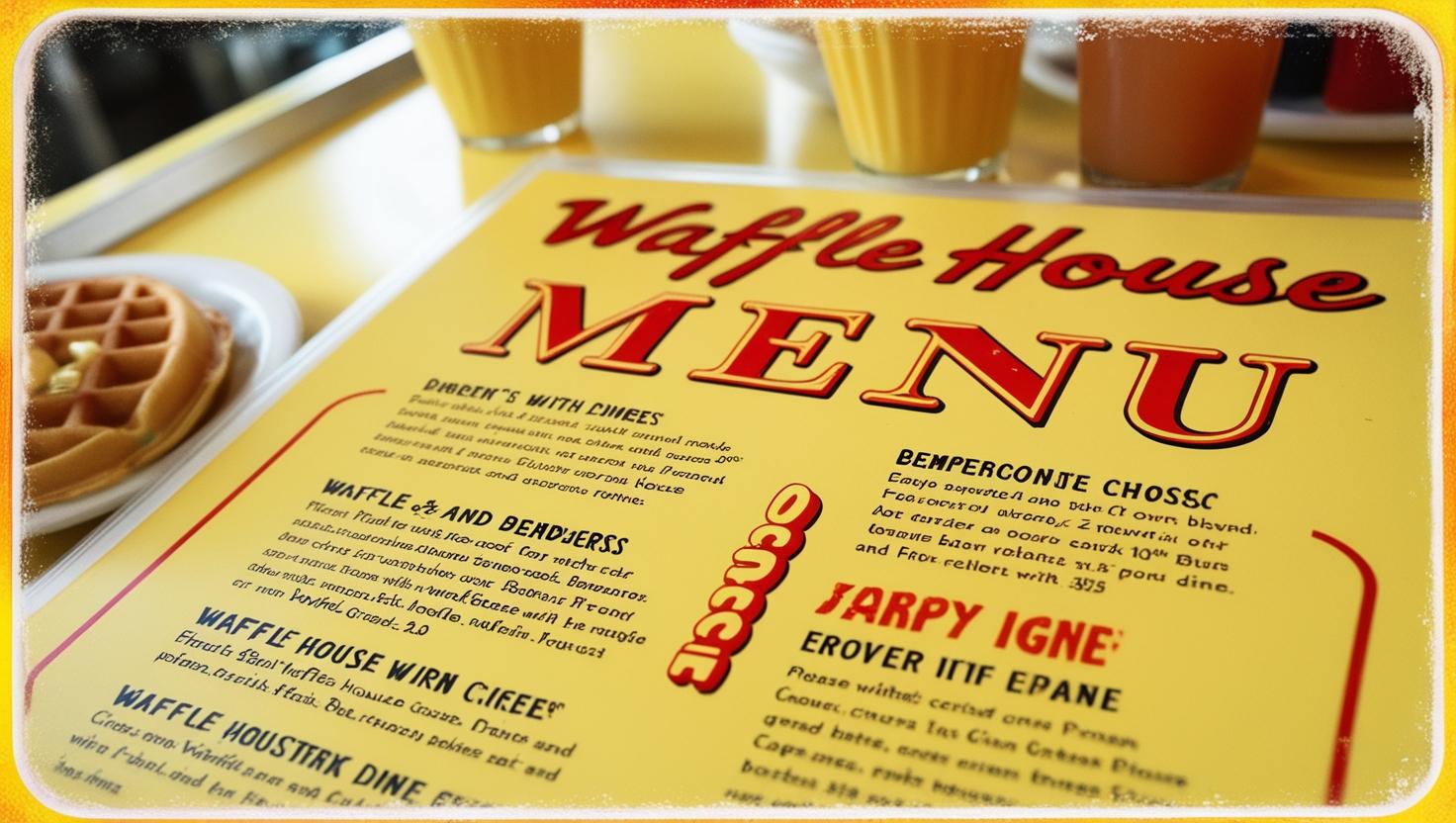 Waffle House Menu