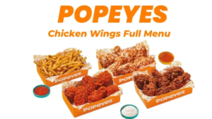 Popeyes Wings Menu With Prices & Deals 2025