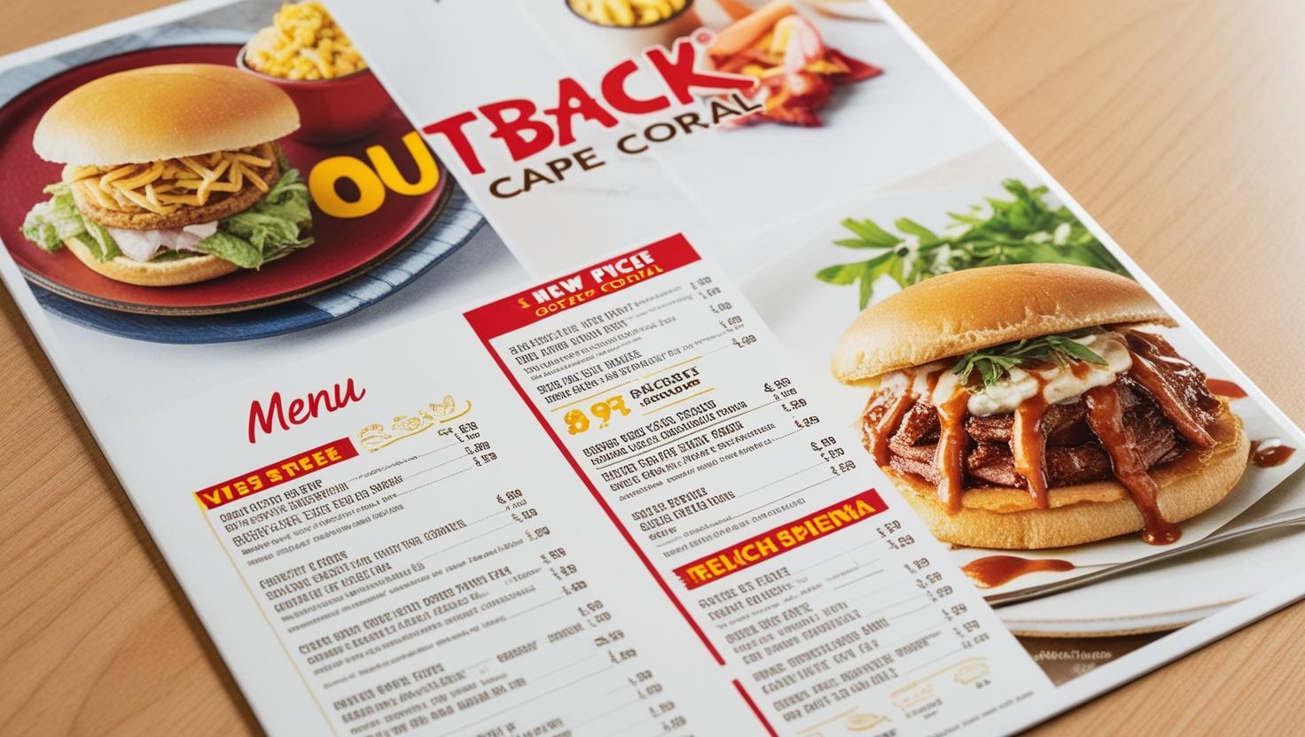 Outback Cape Coral Menu with Price