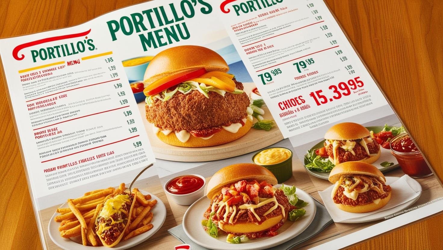Portillo’s Menu With Prices